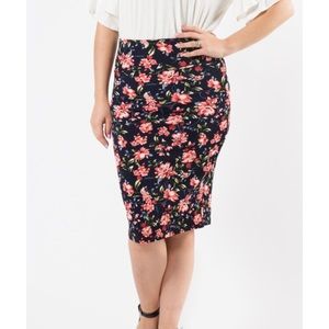 Agnes & Dora Pencil Skirt Oh Little Darling Navy